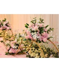 Ivory Artificial Flower Ball Bouquet for wedding