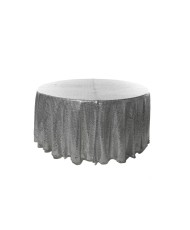 Silver Sequin Tablecloth for wedding