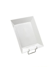 White square plate for wedding