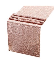 Nude Sequin Table Runner for wedding
