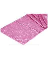 Sequin Table Runner Pale Pink for wedding