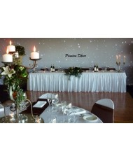Warm white light curtain  for wedding