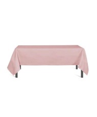 Plain rectangle nude tablecloth  for wedding