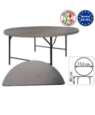 Round folding reception table for wedding