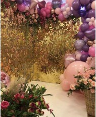 BACKDROP SEQUIN GOLD for wedding