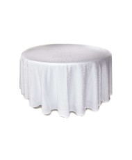 White round arabesque tablecloth for wedding