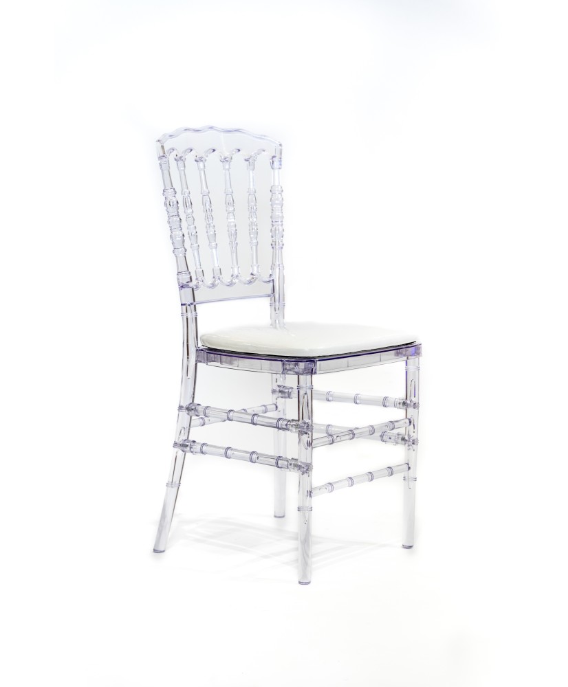 Chair Napoleon transparent plexiglass for wedding