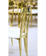 Metal chair  gold ANNY for wedding