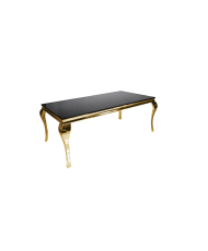 Malia gold stainless steel reception table for wedding