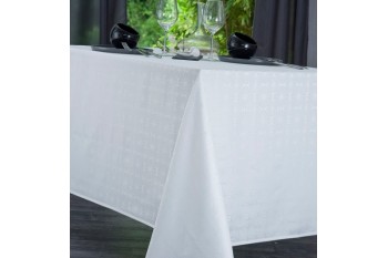 damask tablecloth with patterns, reliefs