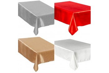 satin tablecloth with a superb sheen
